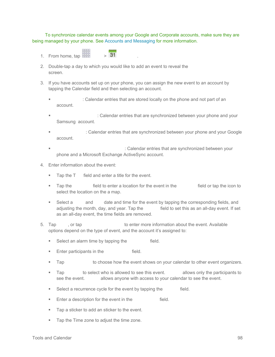 Samsung SM-G900PZWASPR User Manual | Page 110 / 208