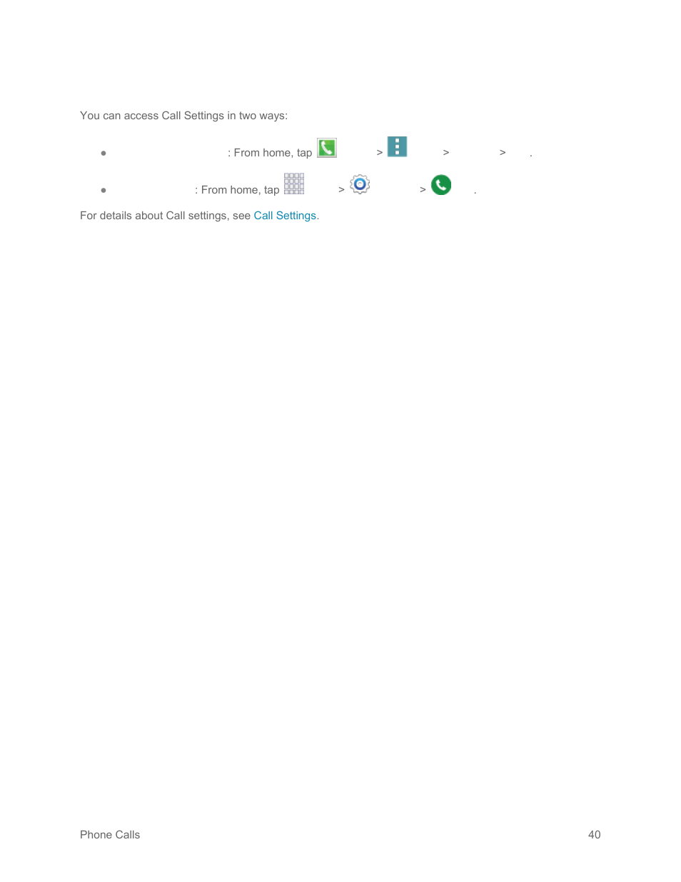 Call settings | Samsung SM-G900PZWASPR User Manual | Page 52 / 208