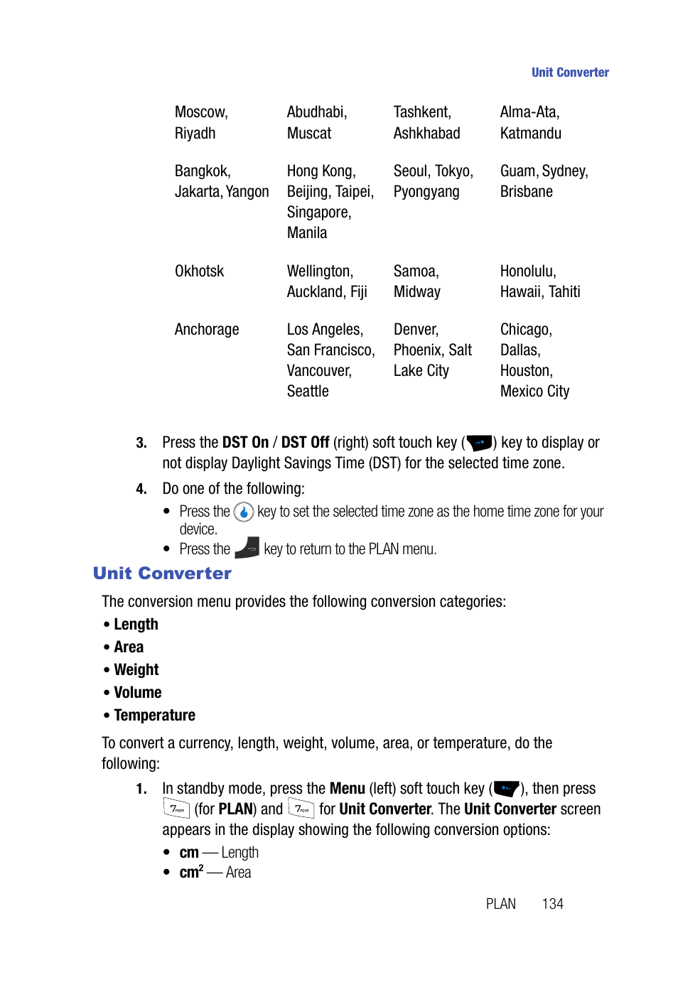 Unit converter | Samsung SPH-A523HBASKE User Manual | Page 137 / 187