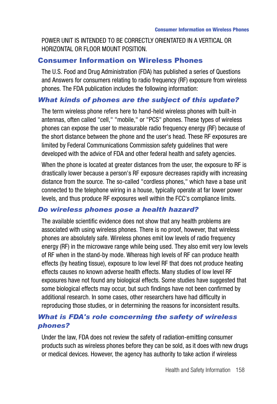 Consumer information on wireless phones, Do wireless phones pose a health hazard | Samsung SPH-A523HBASKE User Manual | Page 161 / 187