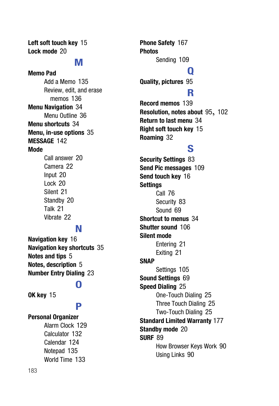 Samsung SPH-A523HBASKE User Manual | Page 186 / 187