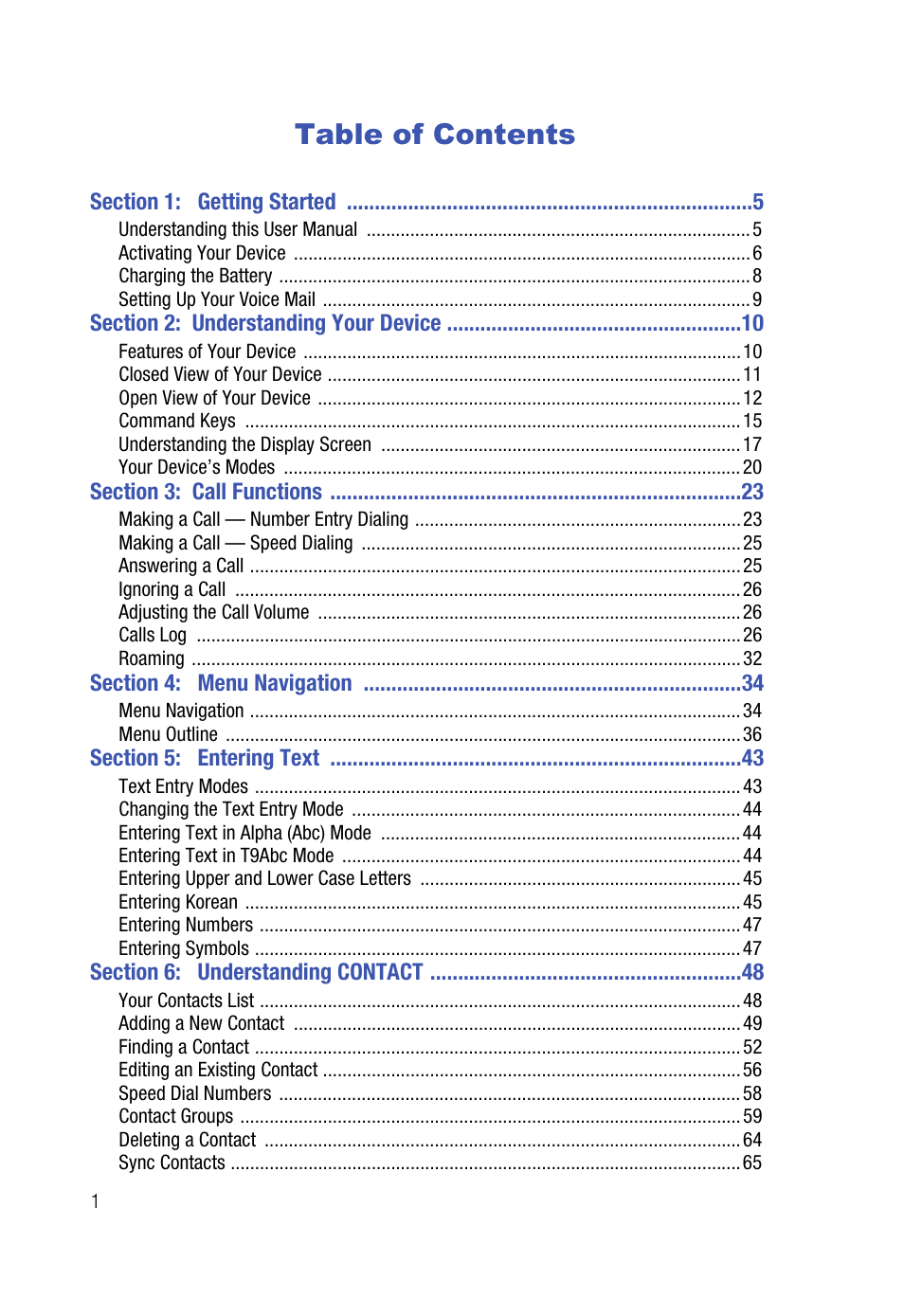 Samsung SPH-A523HBASKE User Manual | Page 4 / 187