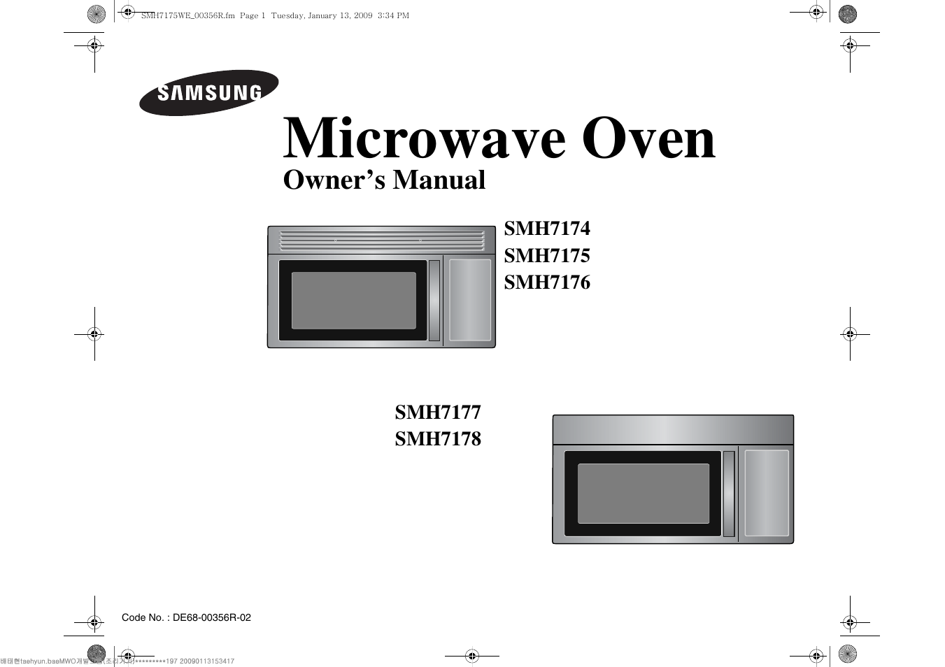 Samsung SMH7176STE-XAA User Manual | 32 pages