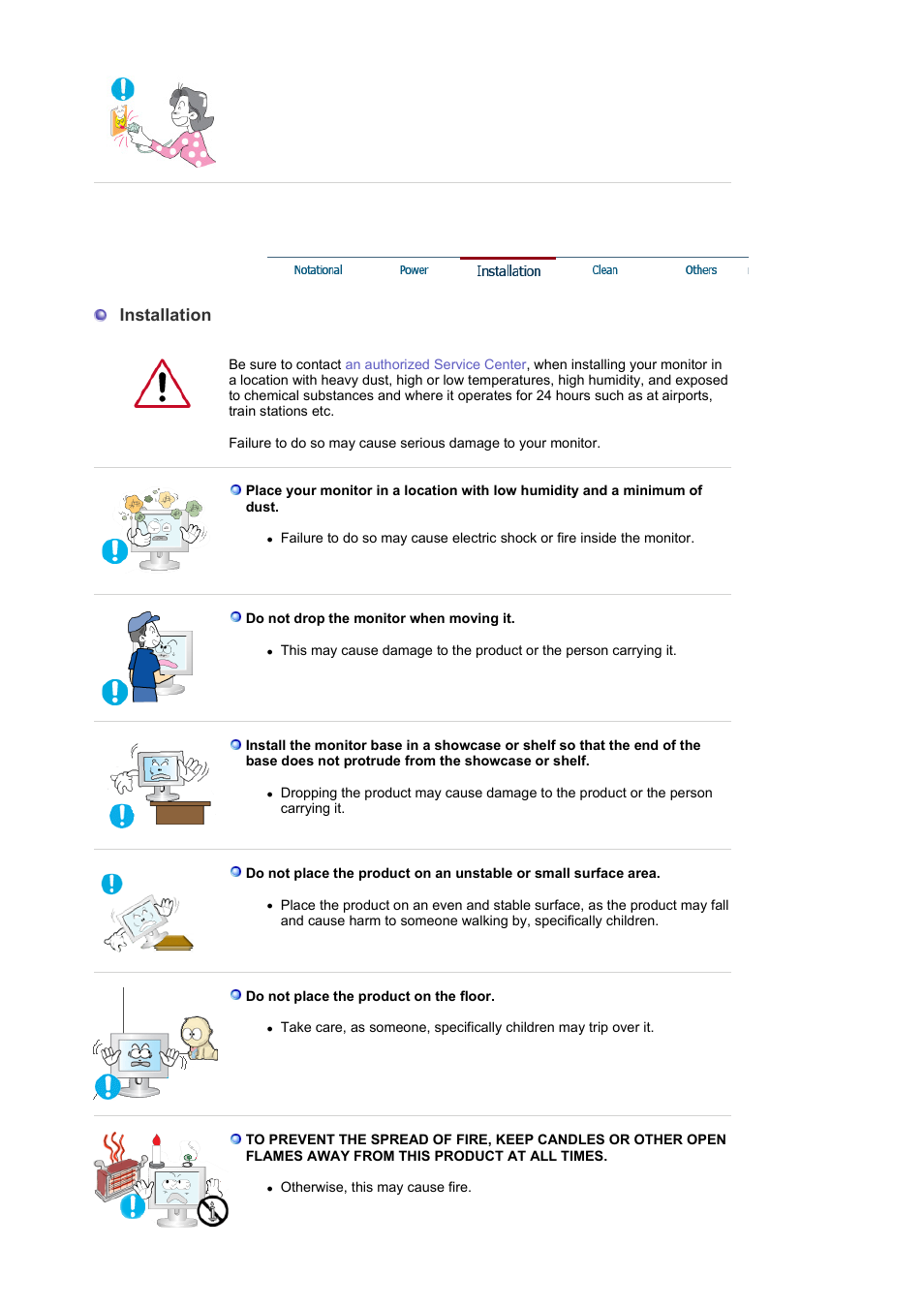 Installation | Samsung LS19WJNKBUXBM User Manual | Page 4 / 48