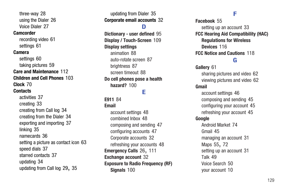 Samsung SCH-R720ZRACRI User Manual | Page 133 / 136