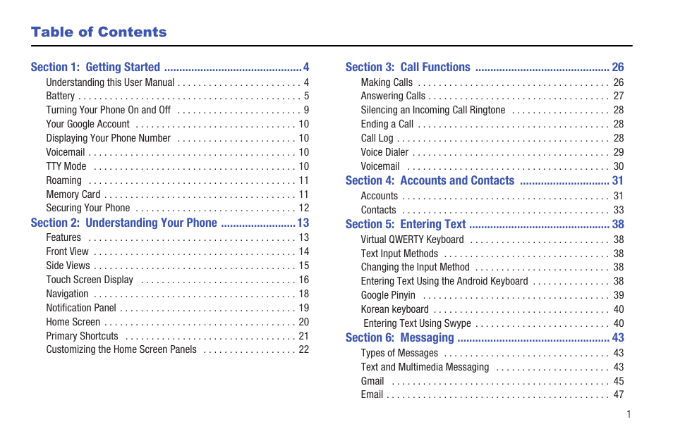 Samsung SCH-R720ZRACRI User Manual | Page 5 / 136