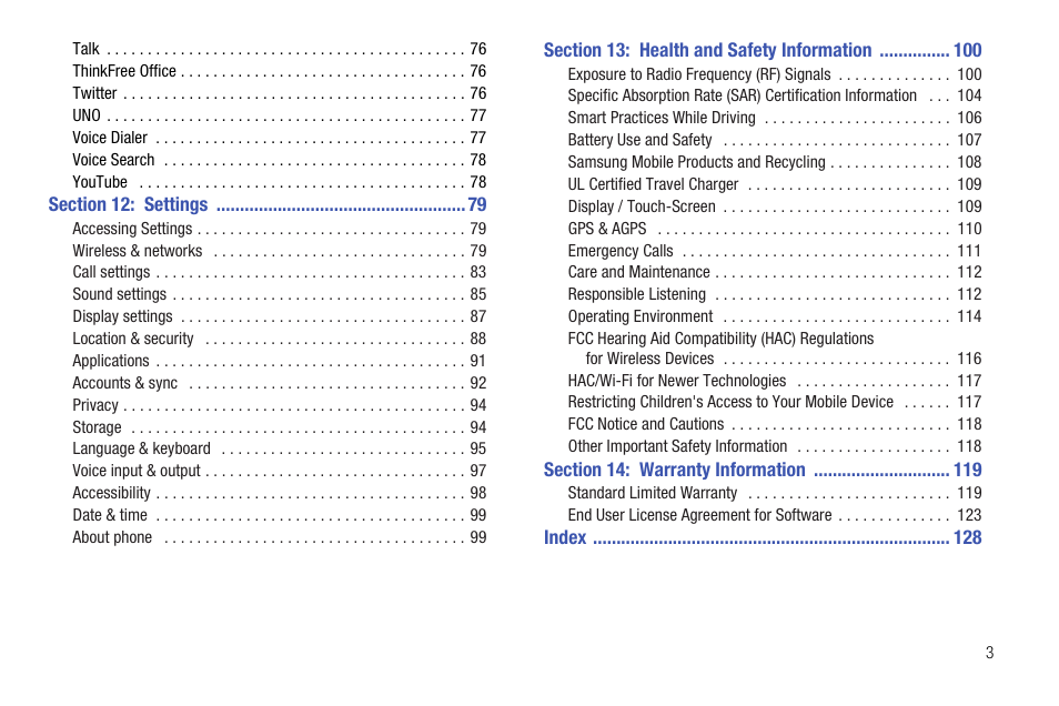 Samsung SCH-R720ZRACRI User Manual | Page 7 / 136