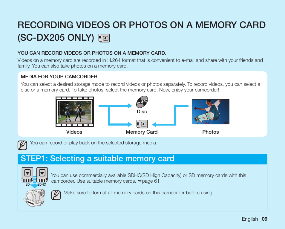 Samsung SC-DX205-XAA User Manual | Page 23 / 147