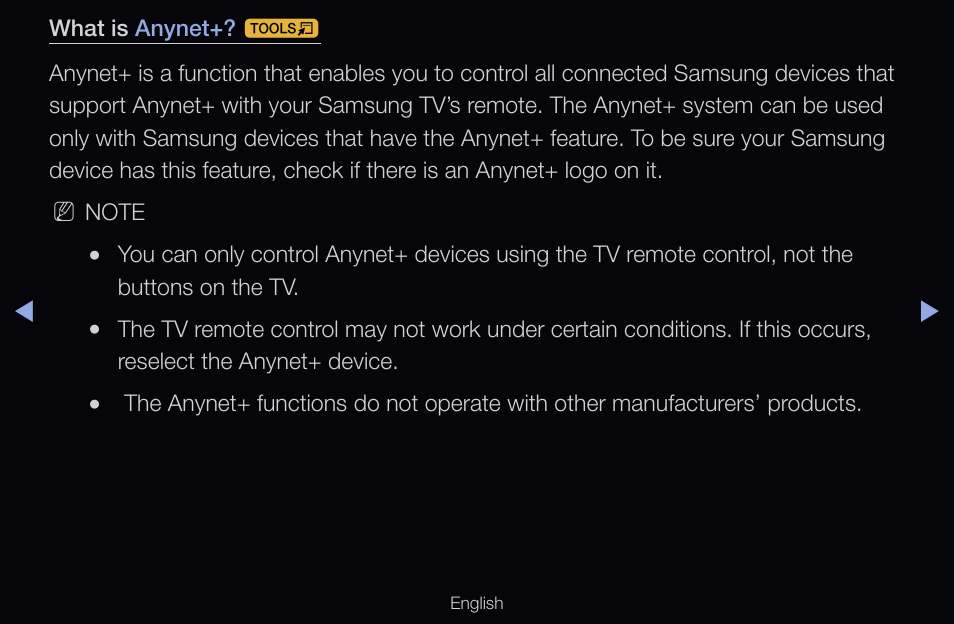 Anynet+ 212 | Samsung UN55D6000SFXZA User Manual | Page 212 / 318