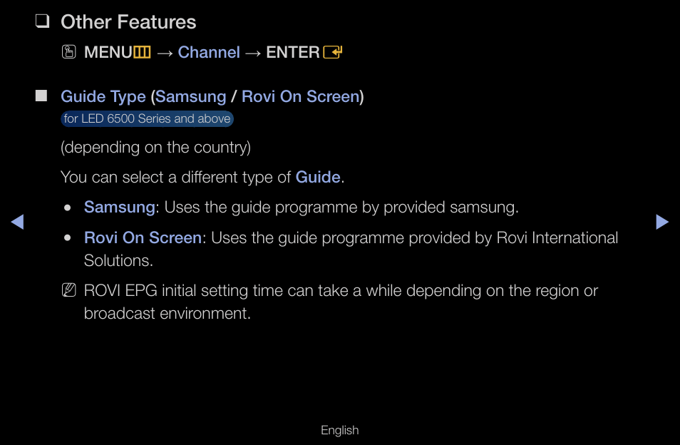 Other features | Samsung UN55D6000SFXZA User Manual | Page 52 / 318