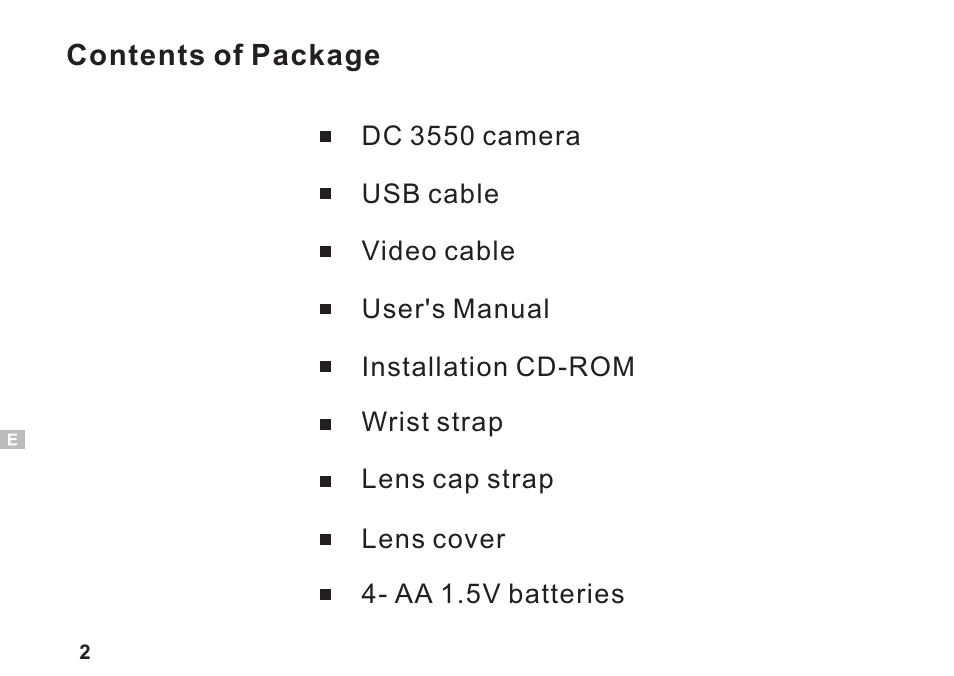 Argus Camera DC3550 User Manual | Page 6 / 89