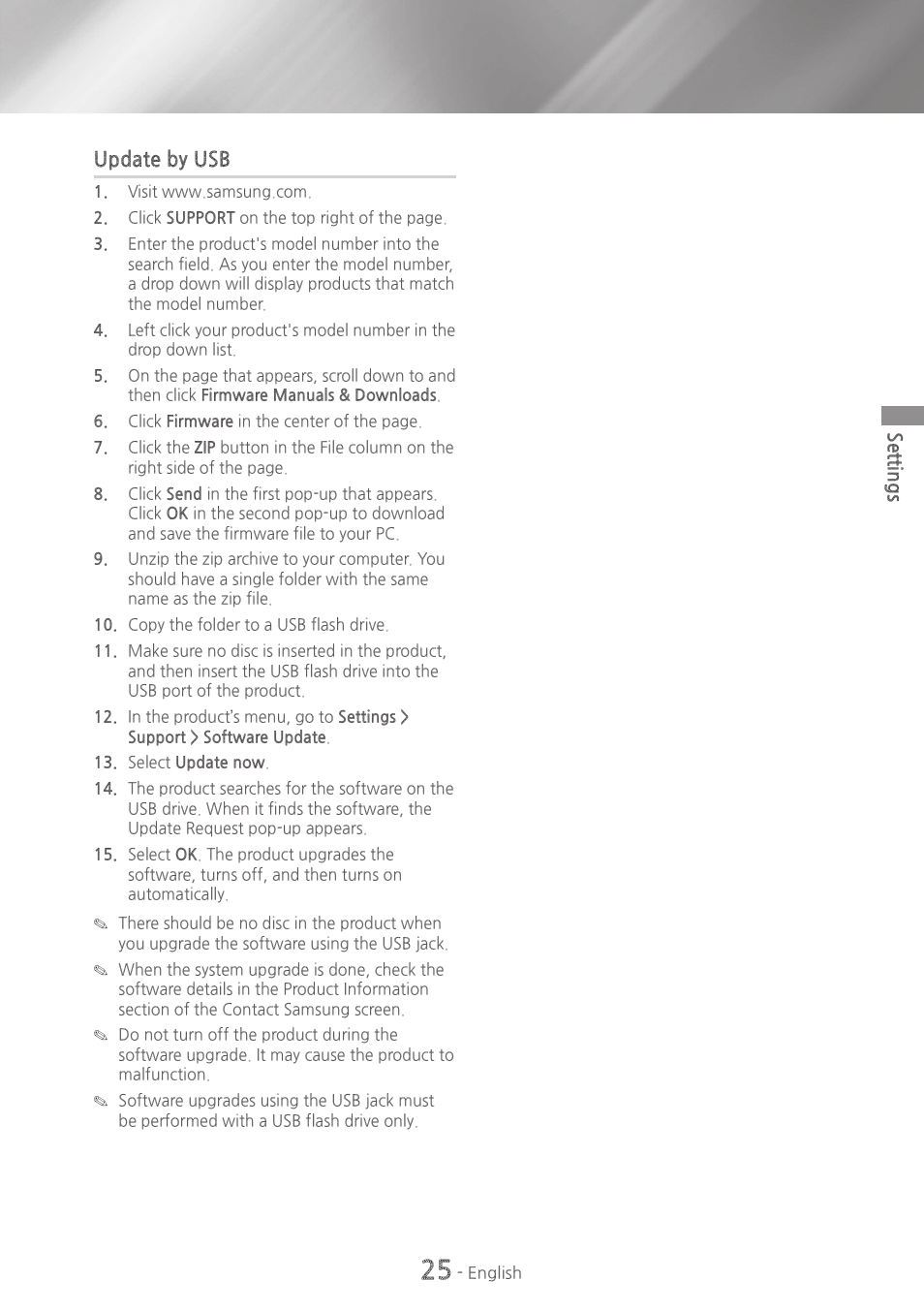 Samsung HT-H6500WM-ZA User Manual | Page 25 / 63