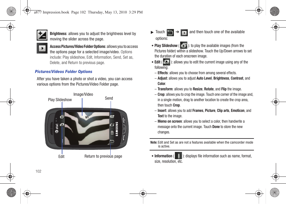 Samsung SGH-A877RBZATT User Manual | Page 106 / 230