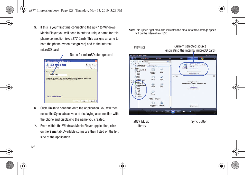 Samsung SGH-A877RBZATT User Manual | Page 132 / 230