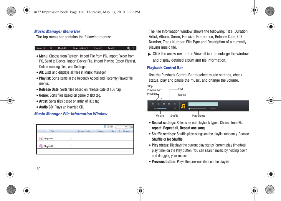 Samsung SGH-A877RBZATT User Manual | Page 164 / 230