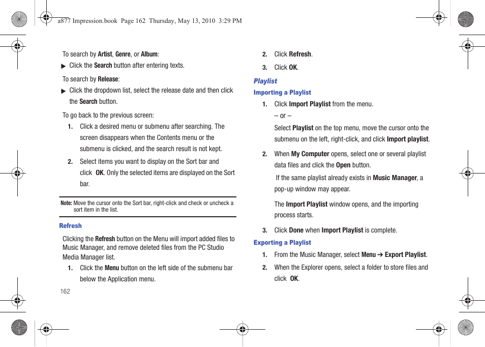 Samsung SGH-A877RBZATT User Manual | Page 166 / 230