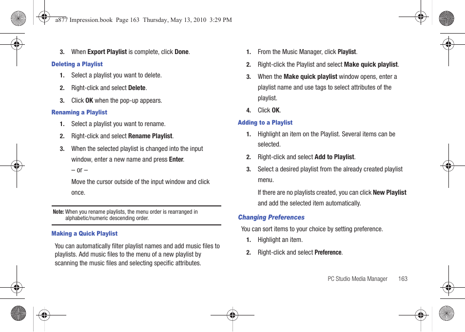 Samsung SGH-A877RBZATT User Manual | Page 167 / 230