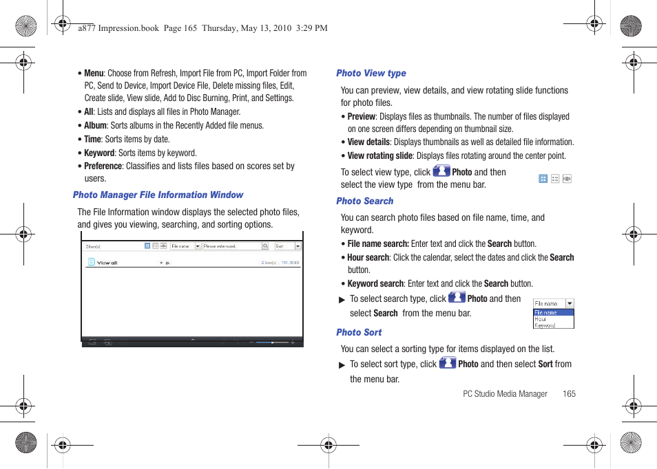 Samsung SGH-A877RBZATT User Manual | Page 169 / 230