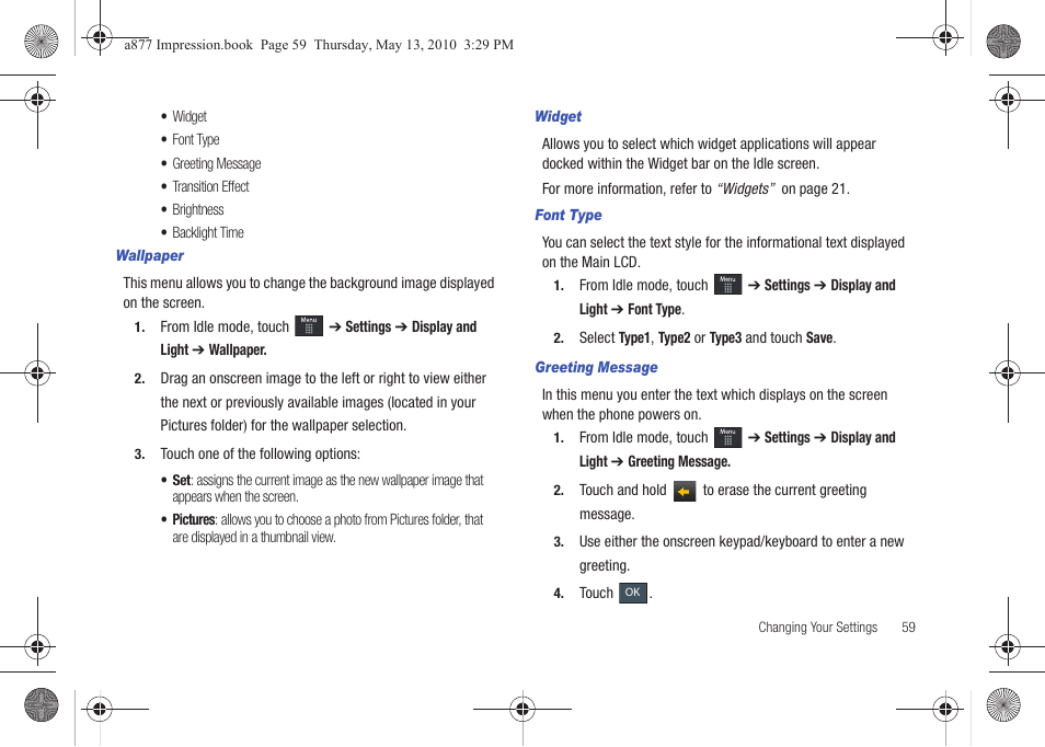 Samsung SGH-A877RBZATT User Manual | Page 63 / 230