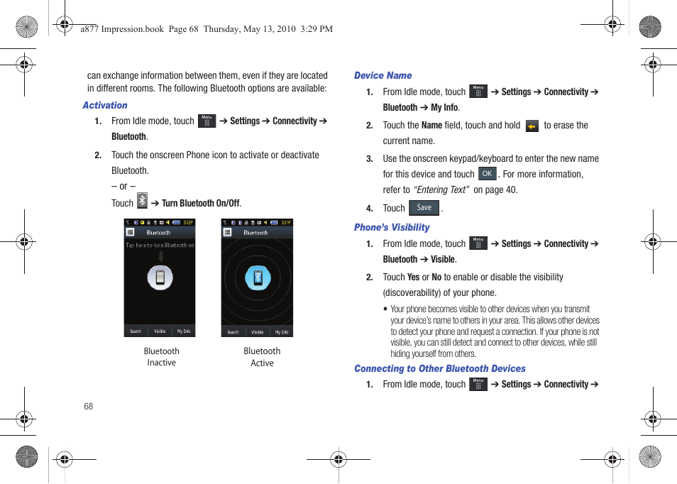 Samsung SGH-A877RBZATT User Manual | Page 72 / 230