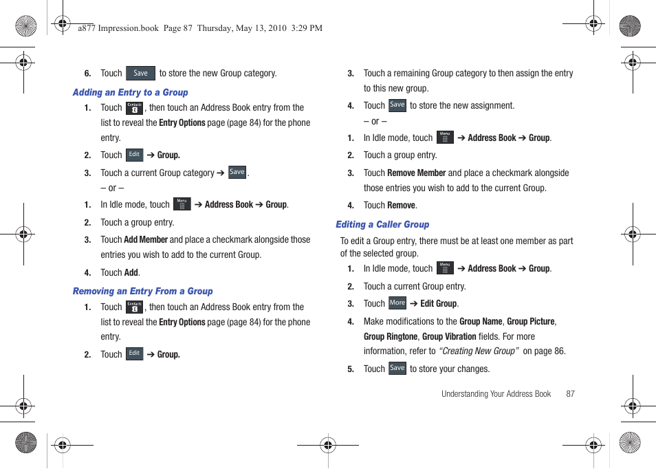 Samsung SGH-A877RBZATT User Manual | Page 91 / 230