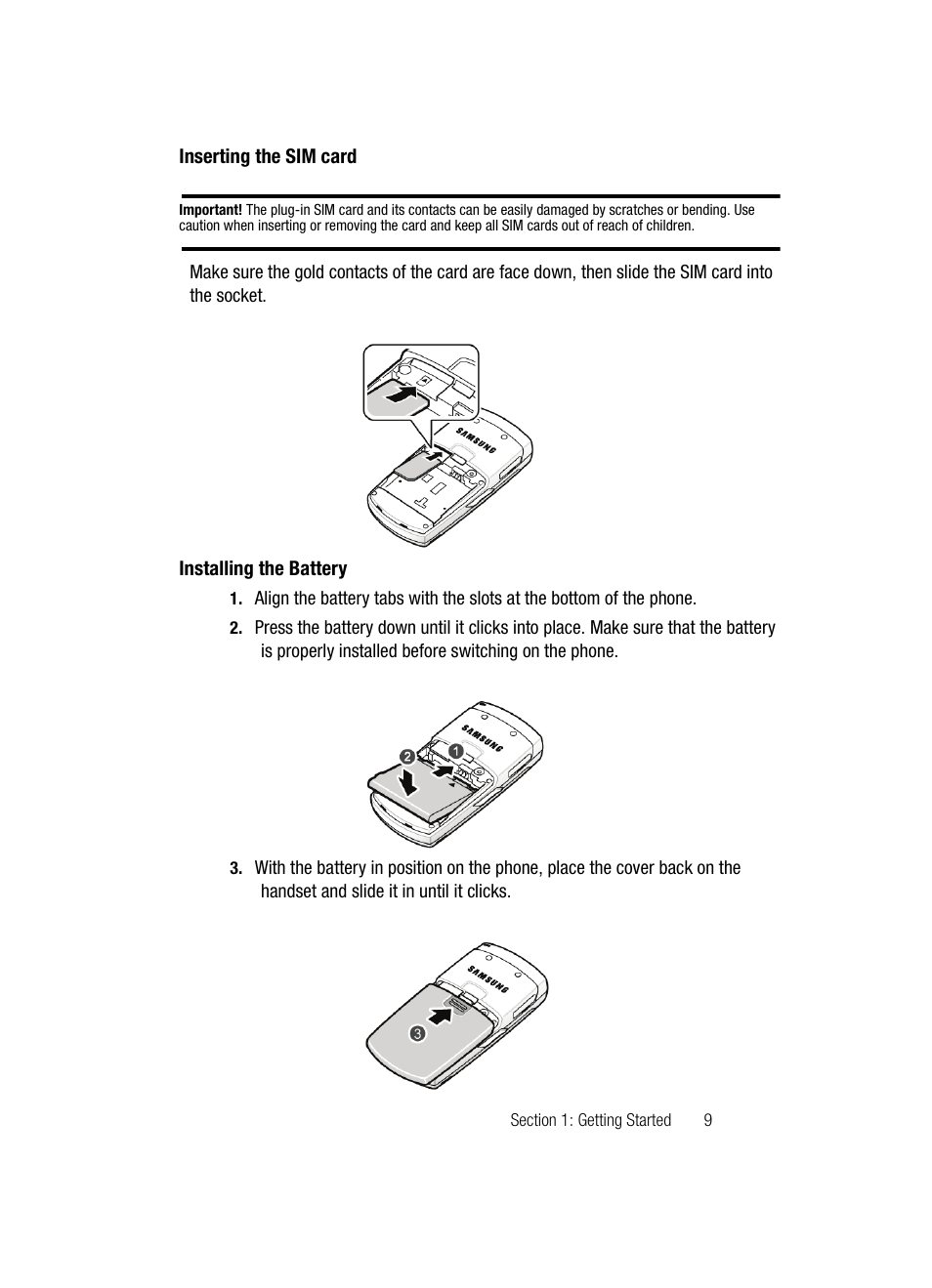 Samsung SGH-A707DAACIN User Manual | Page 9 / 177