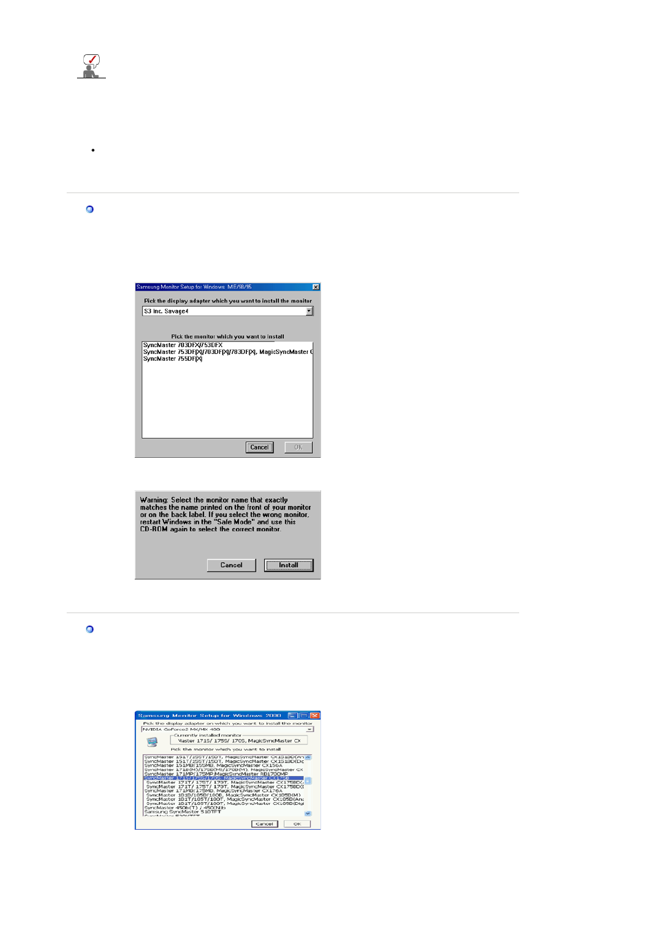 Installing the monitor driver(automatic) | Samsung LS20HABKBQ-XAA User Manual | Page 17 / 75