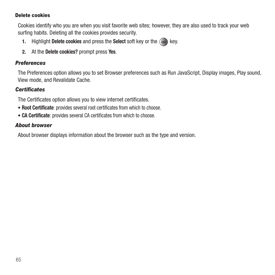 Samsung SGH-T459EGAGEN User Manual | Page 68 / 142