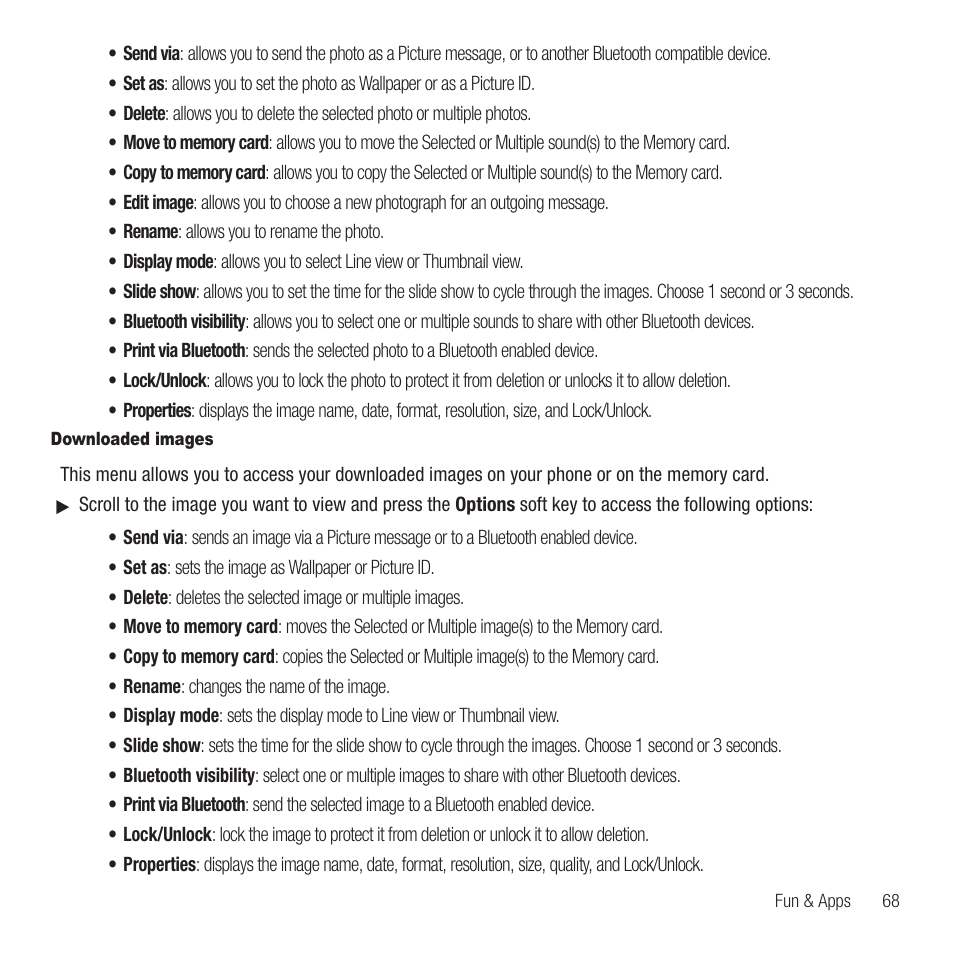 Samsung SGH-T459EGAGEN User Manual | Page 71 / 142