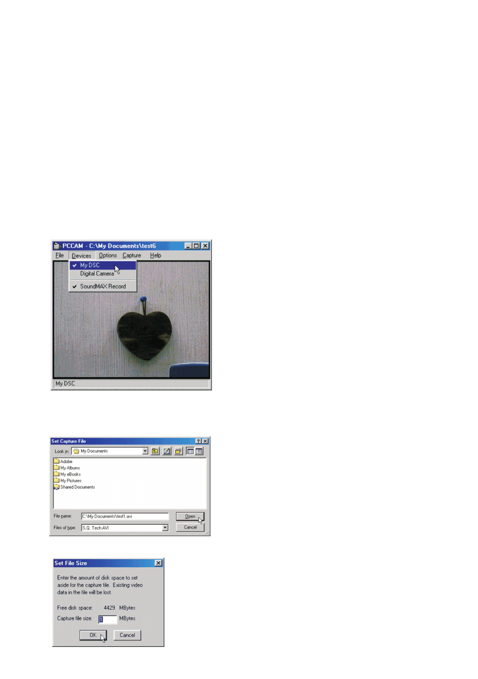 Using your digital camera as a pc cam | Argus Camera DC1510 User Manual | Page 13 / 18