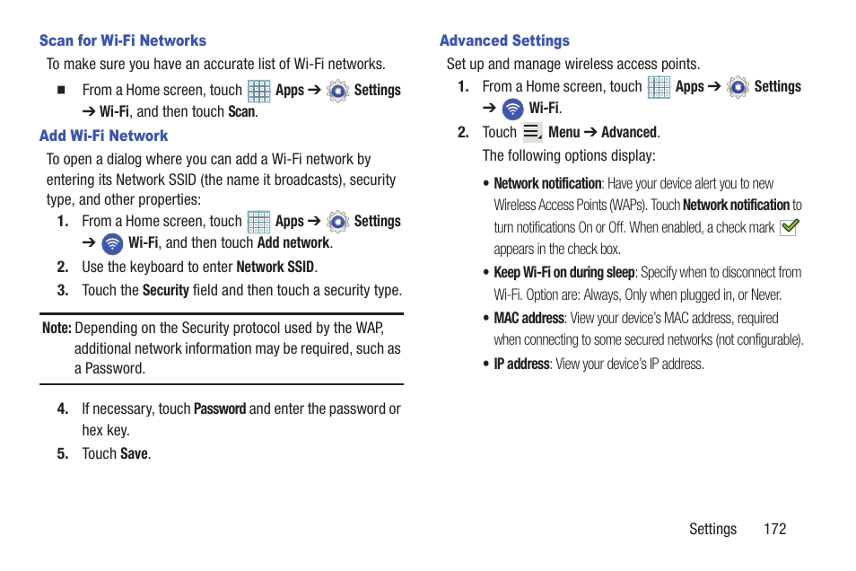 Samsung GT-P5113TSYXAR User Manual | Page 177 / 242