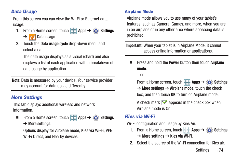 Samsung GT-P5113TSYXAR User Manual | Page 179 / 242