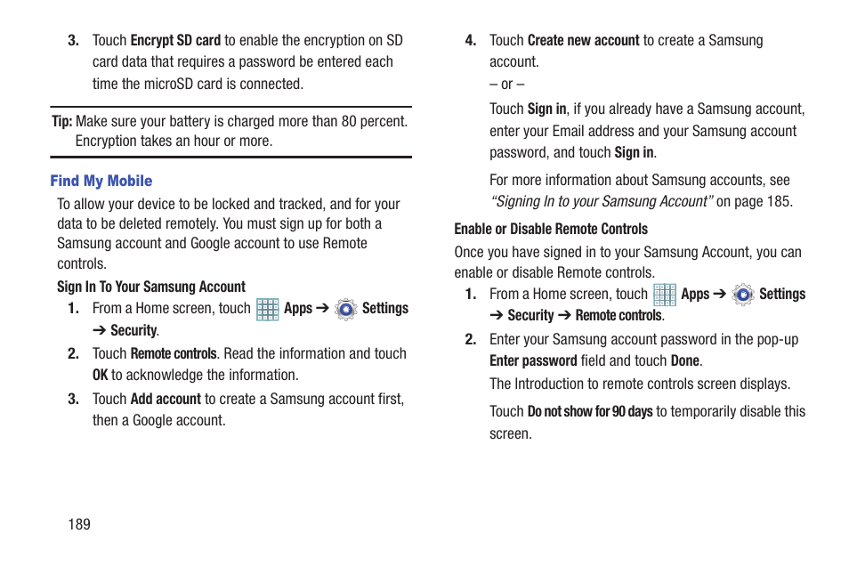 Samsung GT-P5113TSYXAR User Manual | Page 194 / 242