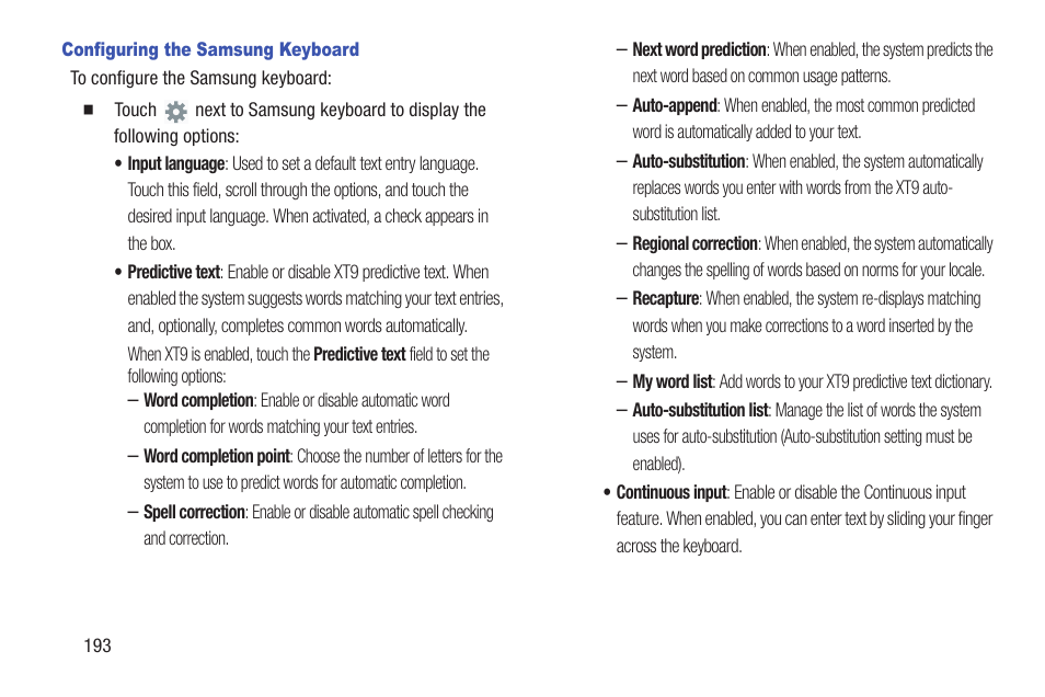 Samsung GT-P5113TSYXAR User Manual | Page 198 / 242