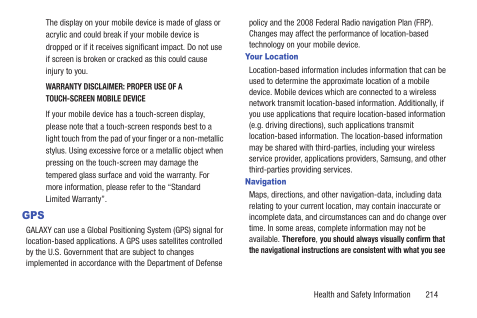 Samsung GT-P5113TSYXAR User Manual | Page 219 / 242