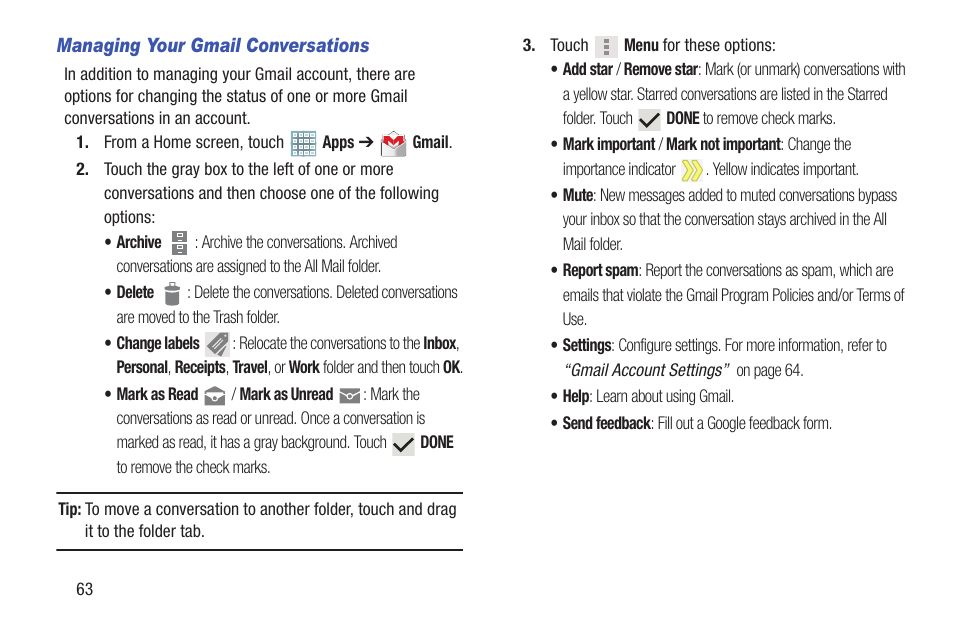 Samsung GT-P5113TSYXAR User Manual | Page 68 / 242