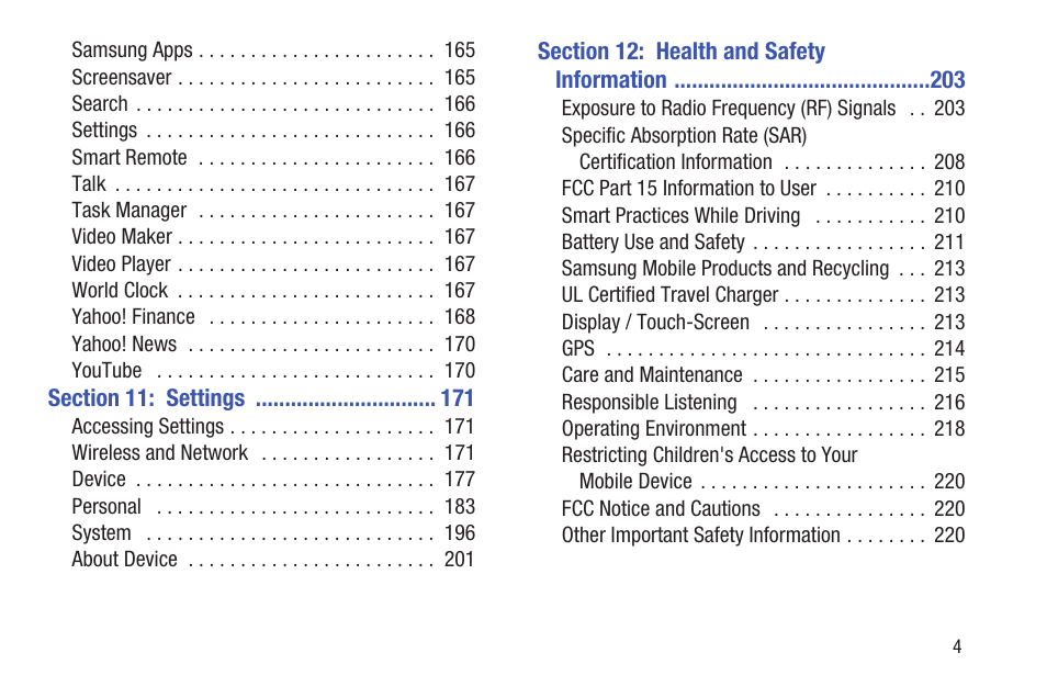 Samsung GT-P5113TSYXAR User Manual | Page 9 / 242