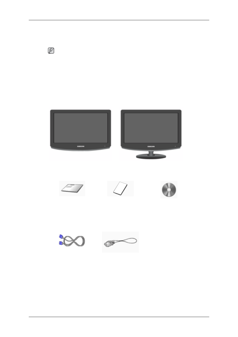 Introduction, Package contents, Unpacking | Samsung LS23CFUKFV-ZA User Manual | Page 2 / 23