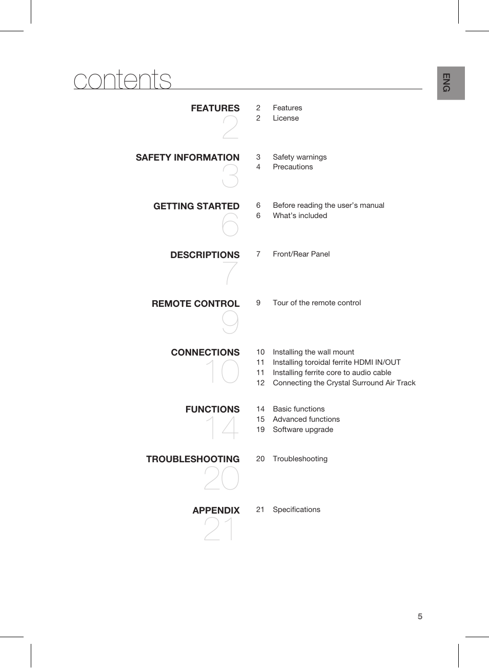 Samsung HW-E350-ZA User Manual | Page 5 / 23