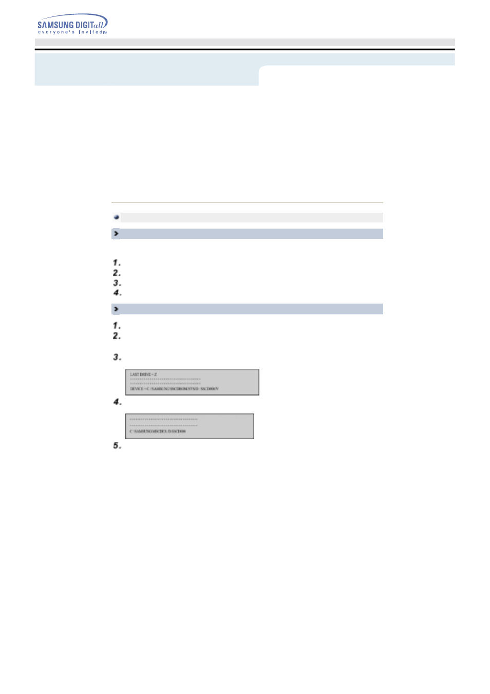 Setting up the device driver, Setup | Samsung SW-252SENB User Manual | Page 14 / 24