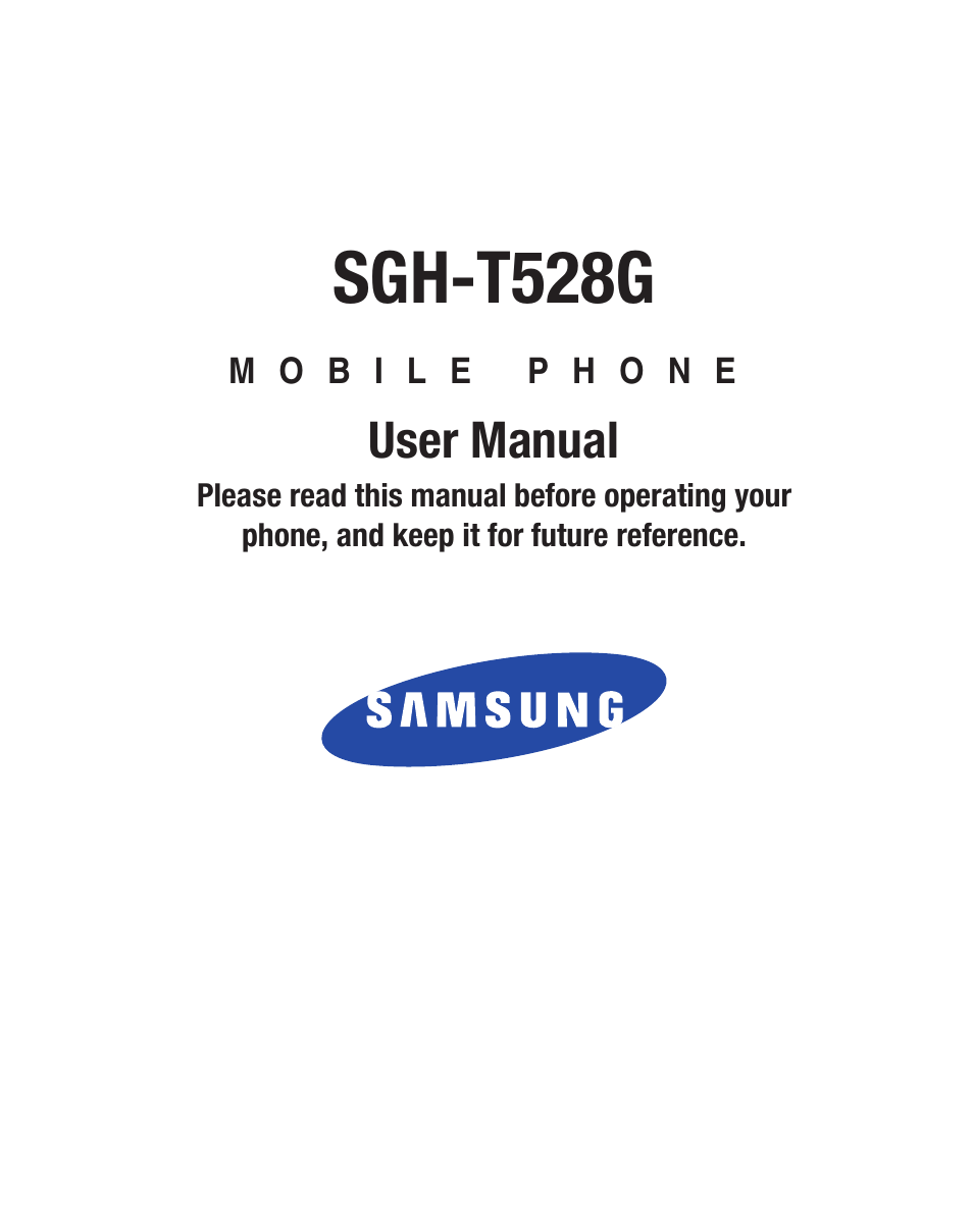 Samsung SGH-T528DBATFN User Manual | 157 pages