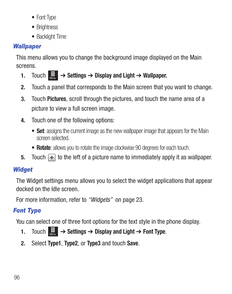 Samsung SGH-T528DBATFN User Manual | Page 100 / 157