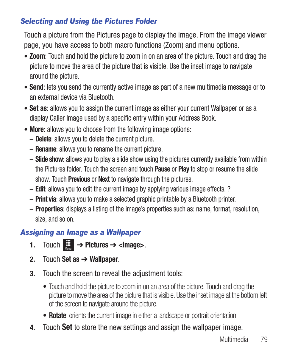 Samsung SGH-T528DBATFN User Manual | Page 83 / 157