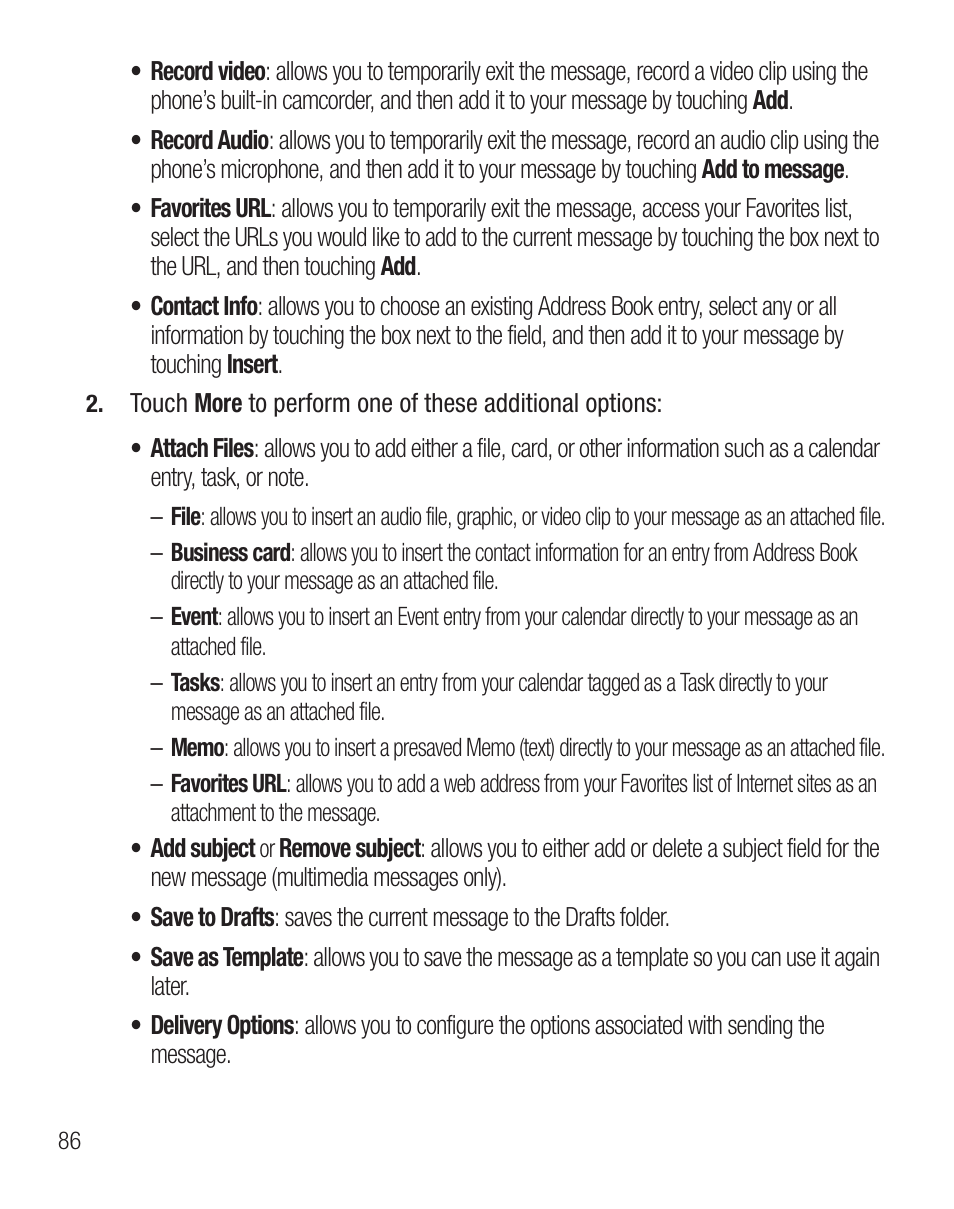 Samsung SGH-T528DBATFN User Manual | Page 90 / 157