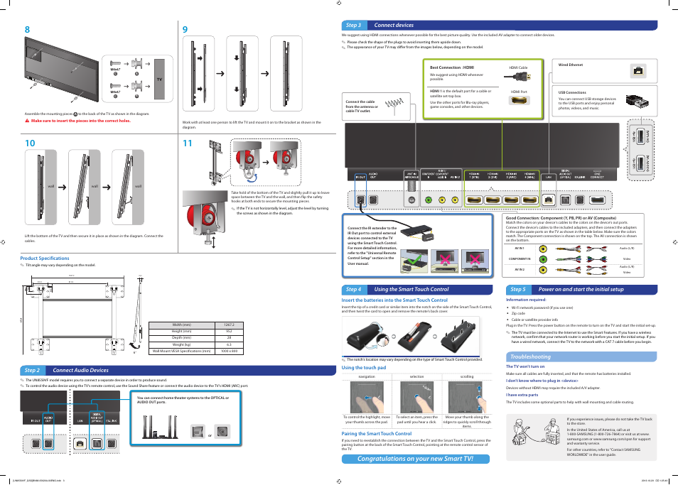Samsung UN85S9VFXZA User Manual | Page 2 / 2