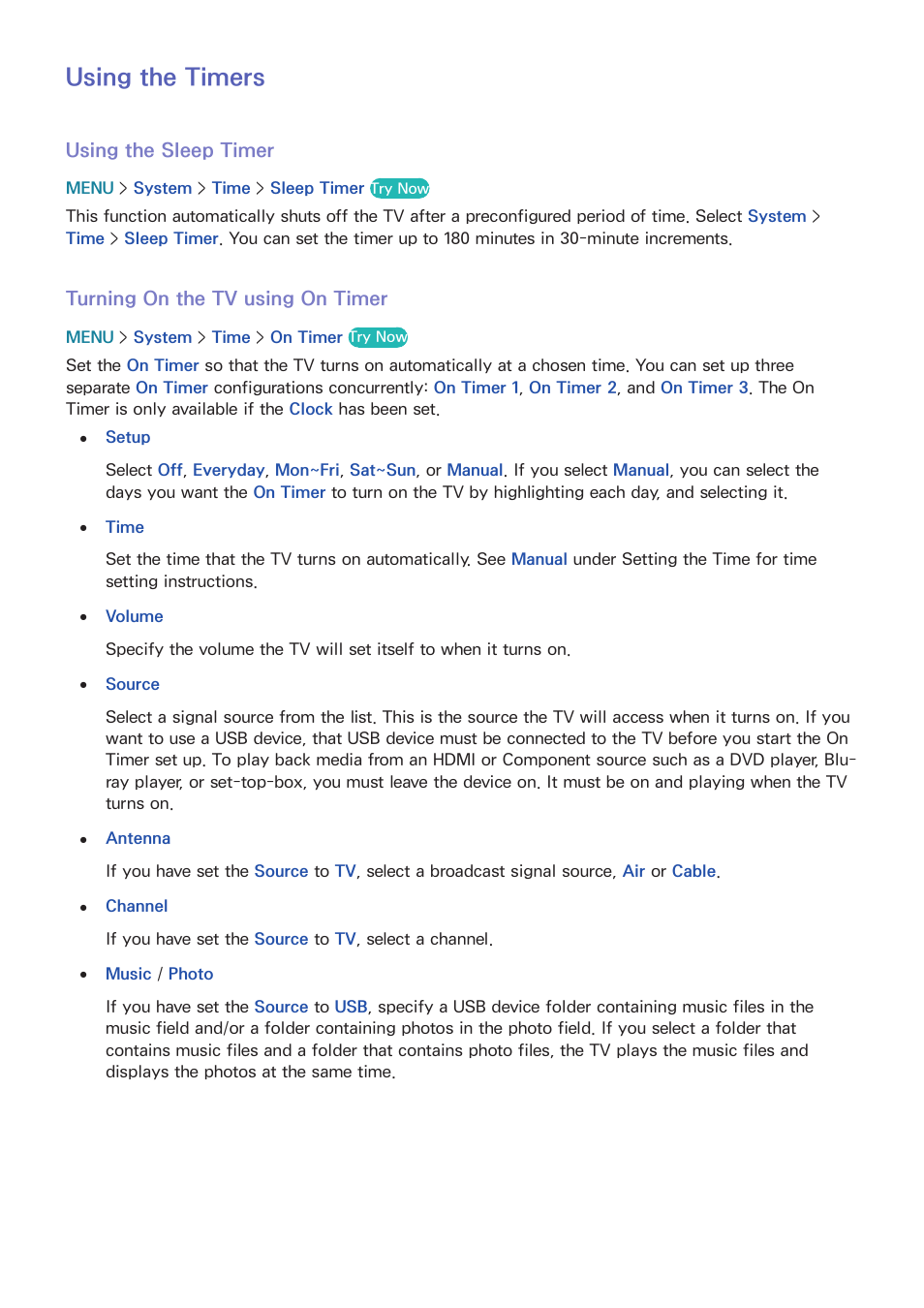 169 using the timers, Using the timers | Samsung UN65H8000AFXZA User Manual | Page 175 / 230