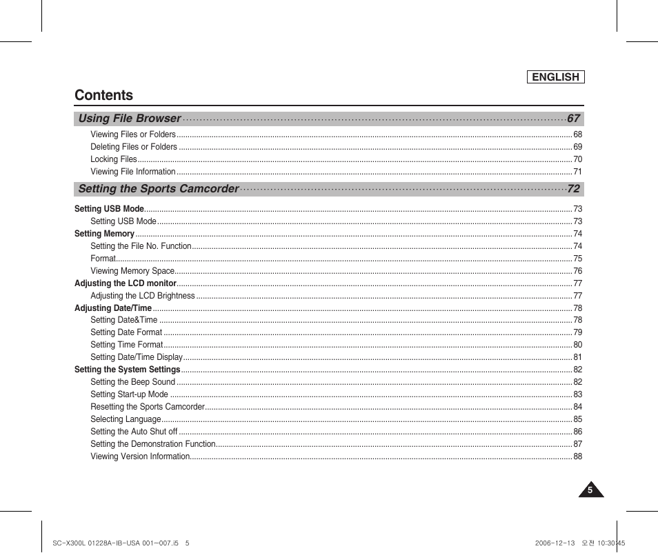 Samsung SC-X300L-XAA User Manual | Page 9 / 119