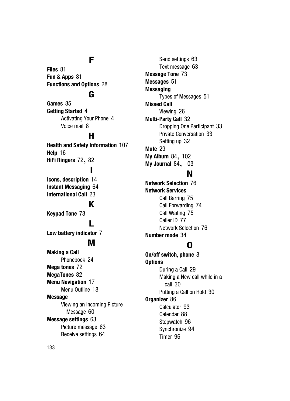 Samsung SGH-T429OBATMB User Manual | Page 137 / 139
