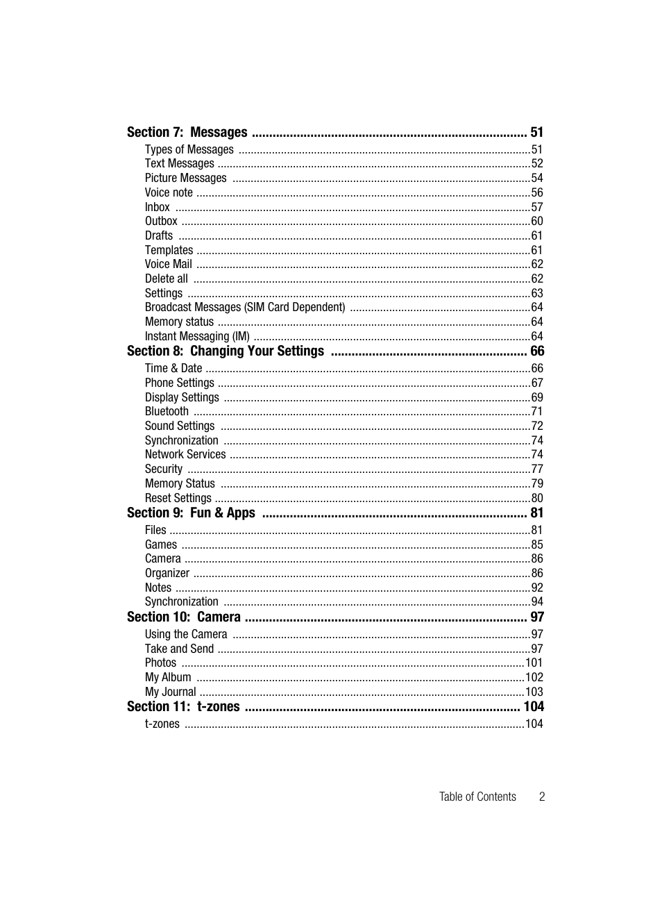 Samsung SGH-T429OBATMB User Manual | Page 5 / 139