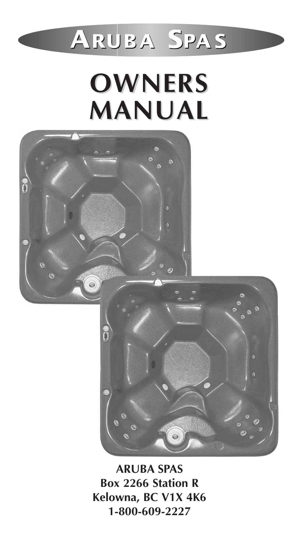 Aruba Spa Hot Tub Models 2003 User Manual | 42 pages
